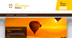 Desktop Screenshot of champagneballoons.com.au